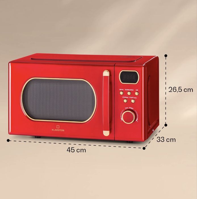 Микровълнова фурна с грил Klarstein Julieta