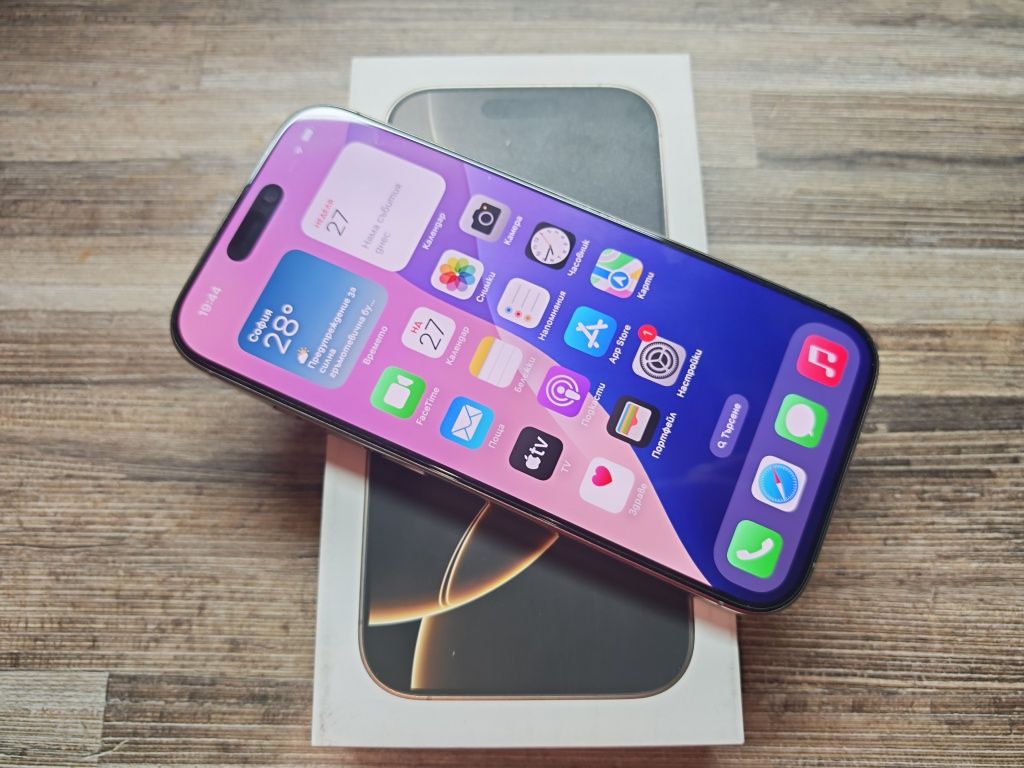 Като нов iPhone 16 Pro 128 GB Гаранция