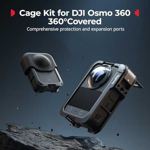 Нова Ултралека клетка за DJI Osmo 360 със студена обувка и 1/4'' резба