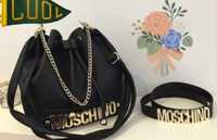 Set Moschino  rucsac tip geanta +curea