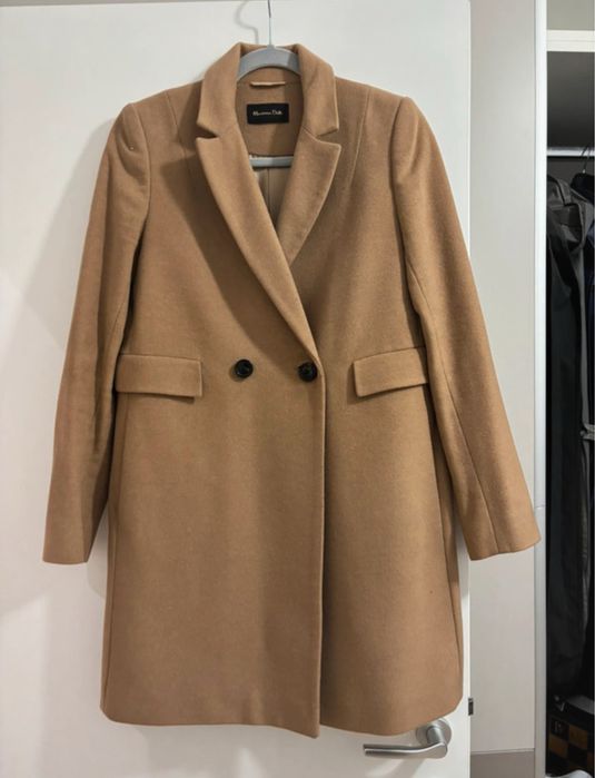 Palton Massimo Dutti 75% lâna 1% cashmir