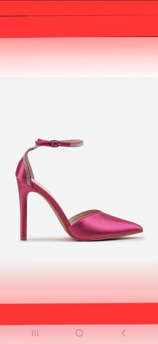 Sandale stileto Fucsia. Culoare: Roz