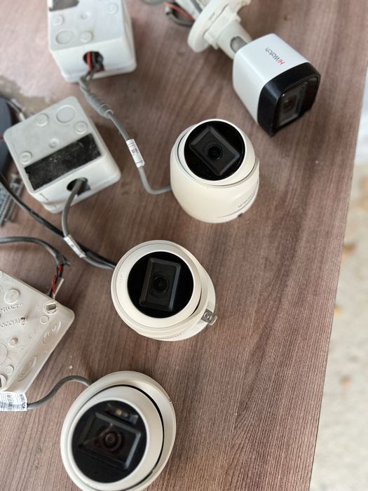 Видеокамеры+ видеорегистратор hikvision
