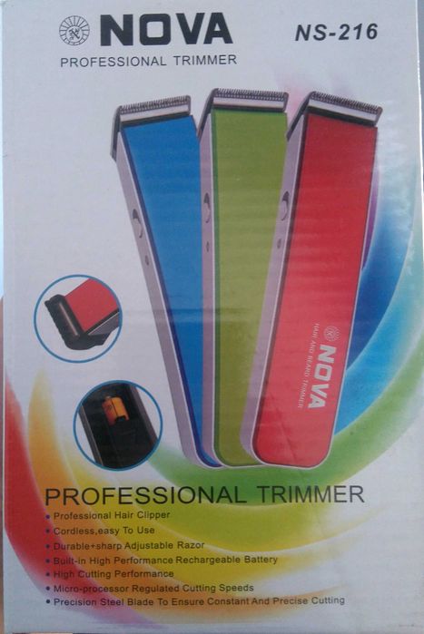 Черна Машинка за подстригване - NOVA NS-216