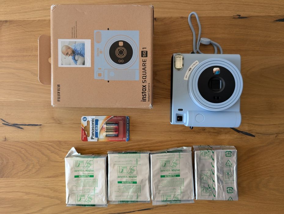 Фотоапарат за моментни снимки Fujifilm Instax SQ1, Glacier Blue