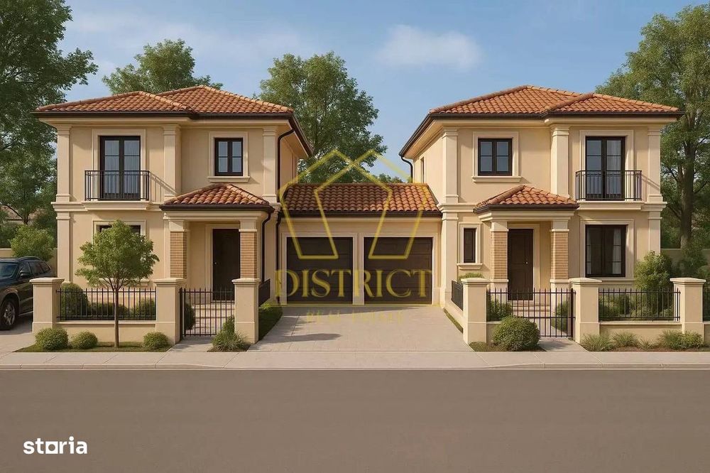 Duplex despărțit prin garaj cu 4 camere | Mosnita Noua | Moteletul