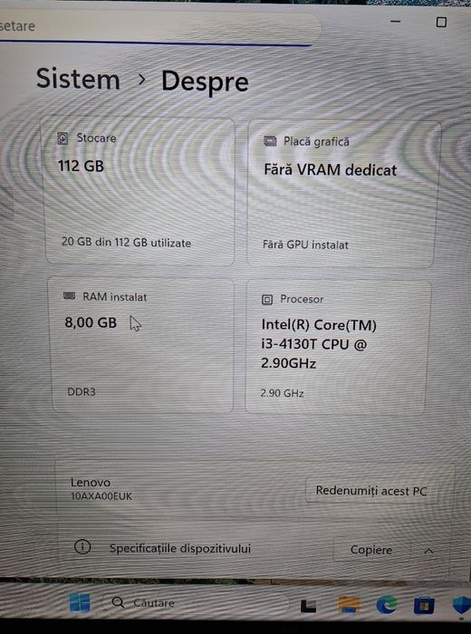 Mini Pc Lenovo ThinkCenter i3 8gb ram ssd 120