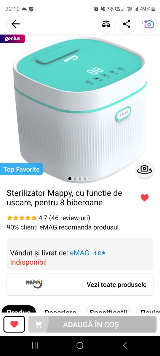 Sterilizator biberoane / diverse