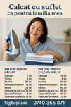 Servicii de calcat haine