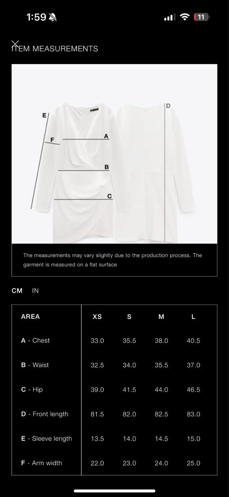 Дънкова рокля Zara с етикет XS