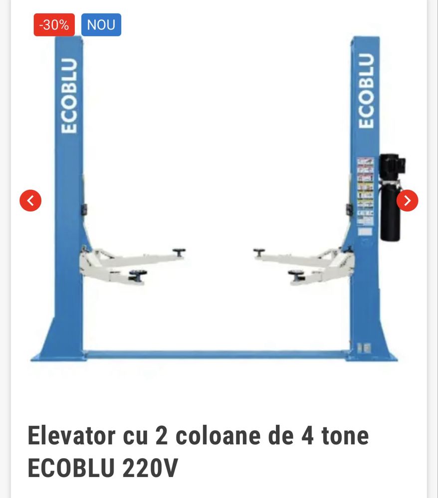 Elevator auto 4t deblocare manuala