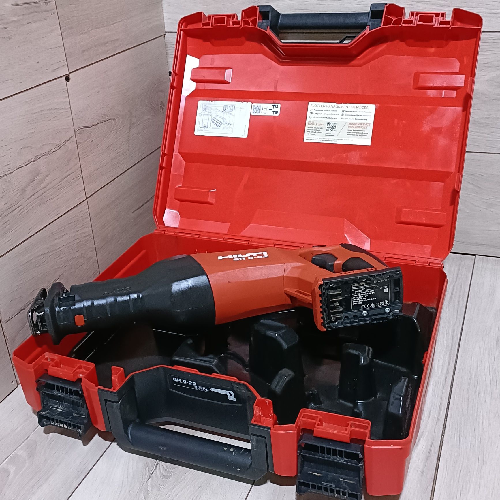 Fierastrau sabie vulpe Hilti SR6 22 Nuron