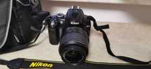 Aparat foto DSLR Nikon D5000, obiectiv 18-55mm f/3.5-5.6 AF-S DX VR