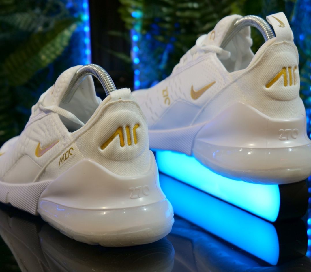 Мъжки маратонки Nike Air 270 - Цвят Бяло и Златисто