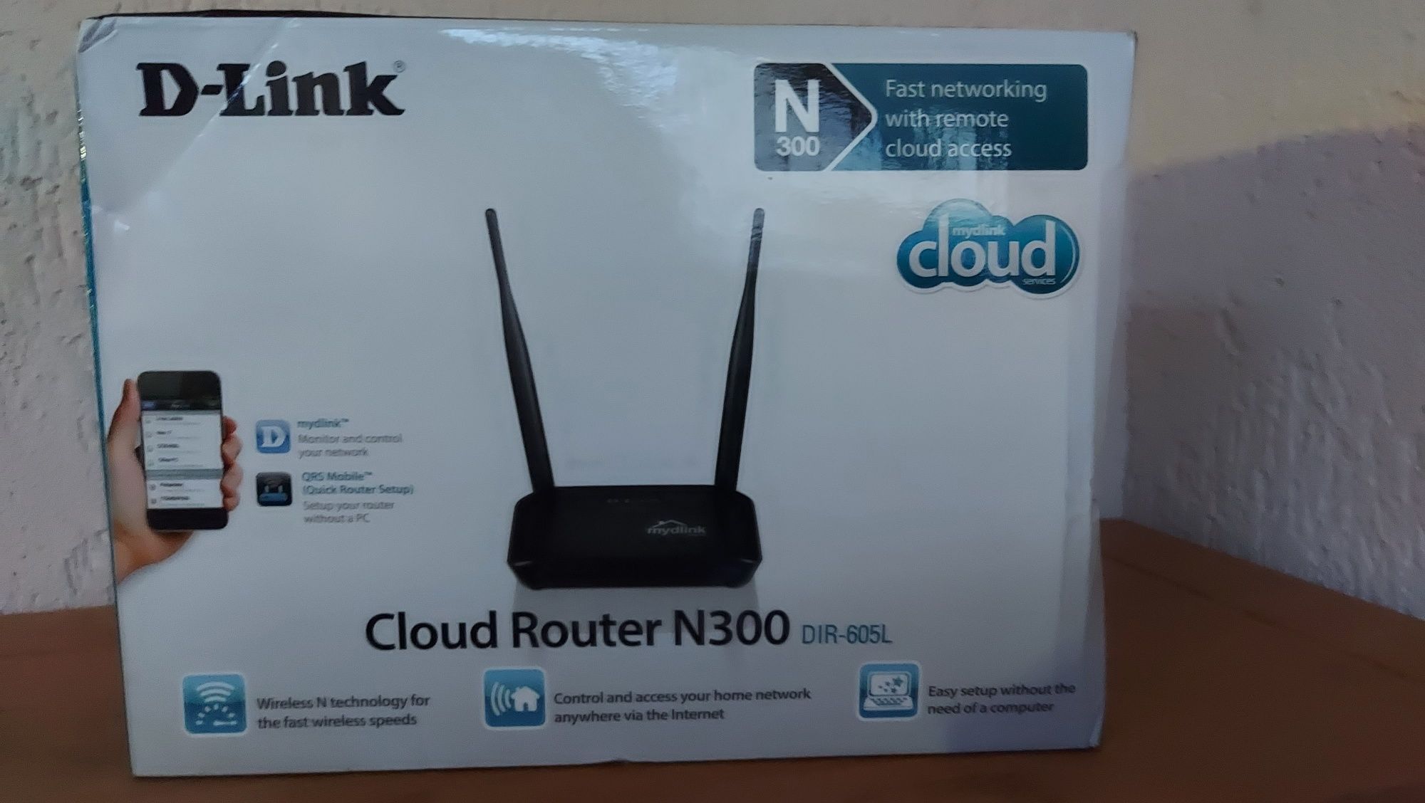 Router wireless Cloud N300 D-Link DIR-605L