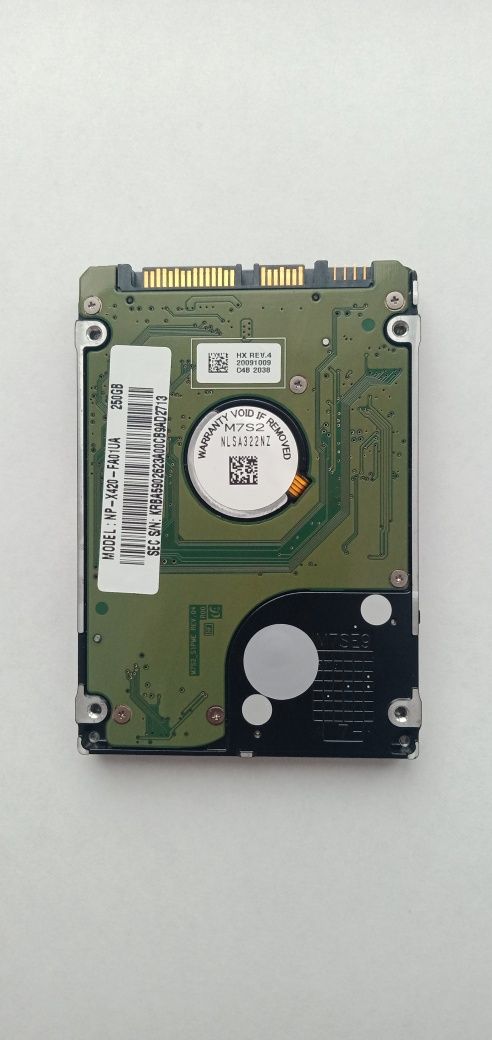 Жёсткий диск Samsung Жесткий диск NBook HDD 2.5" 250Gb, SATA, Samsung,