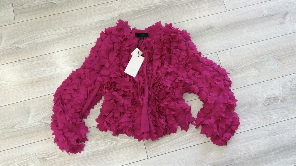 Zara красива цикламена жилетка