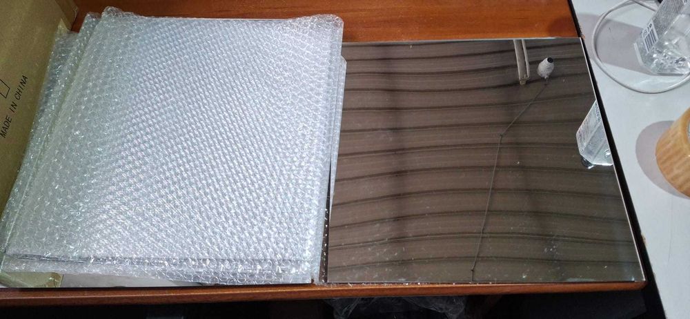 Set oglinzi decorative, 30x30 cm, set 8 bucati
