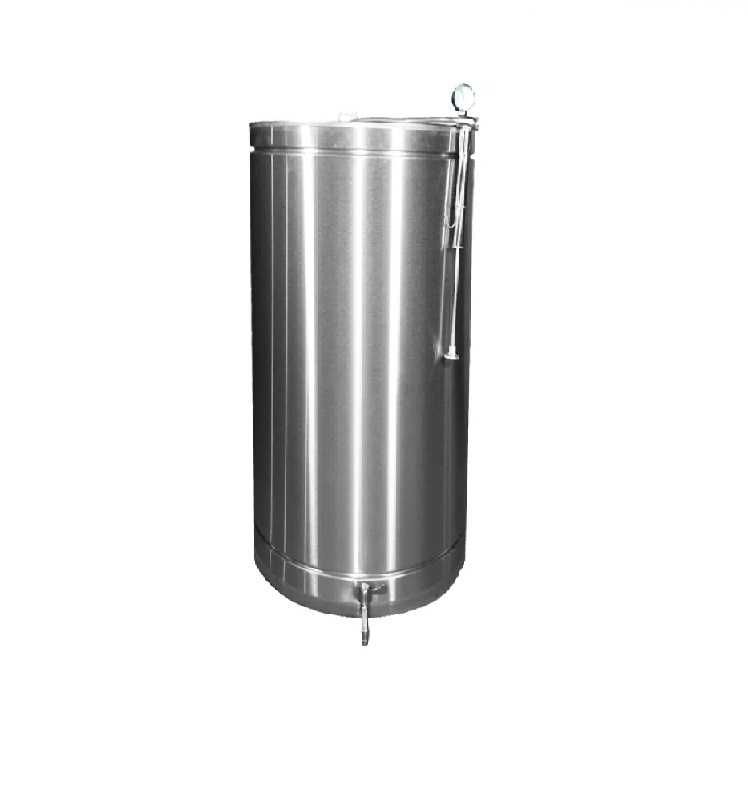 Cisterna  inox cu capac flotant si canea 500 litri