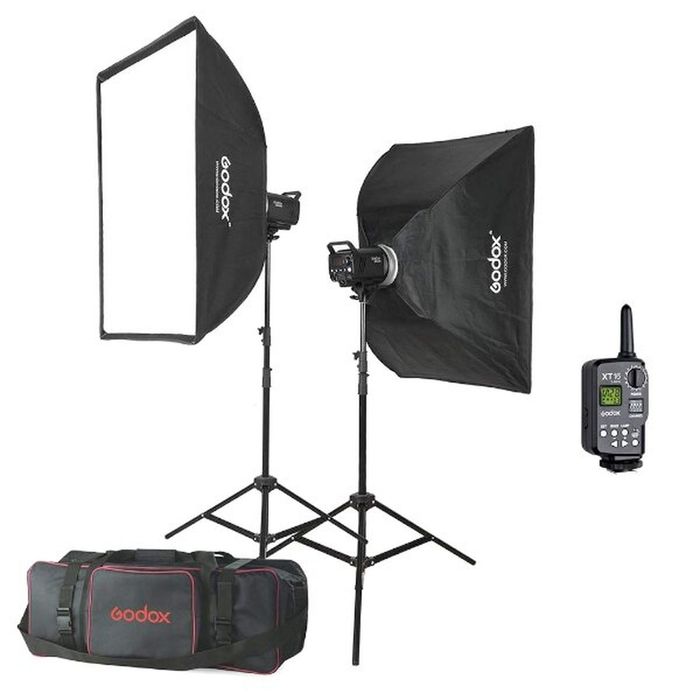 2xGodox Kit MS300-F 300W cu Accesorii