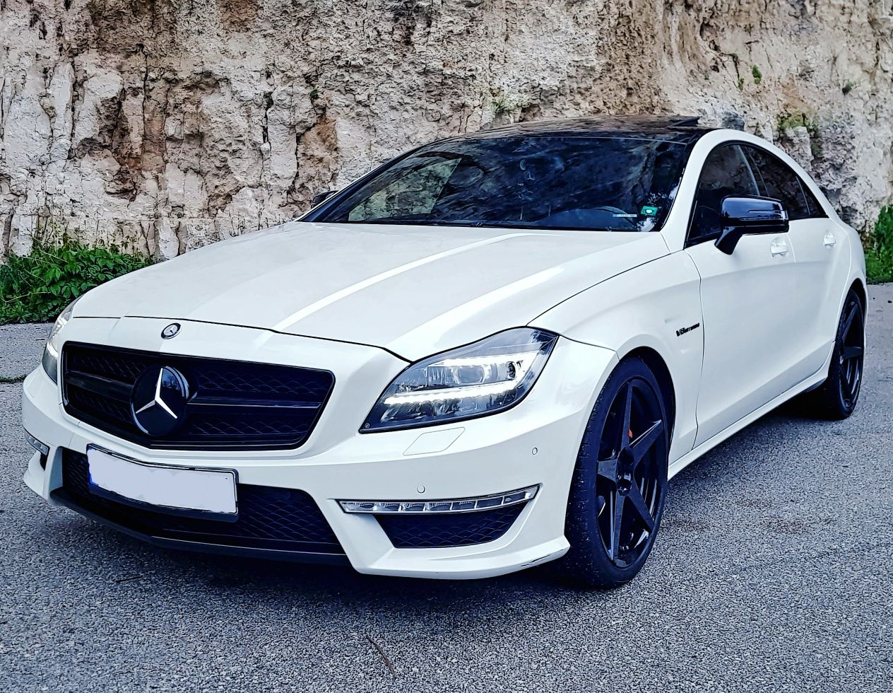 W218 S218 CLS63AMG пакет броня калници капак дифузьор накрайници