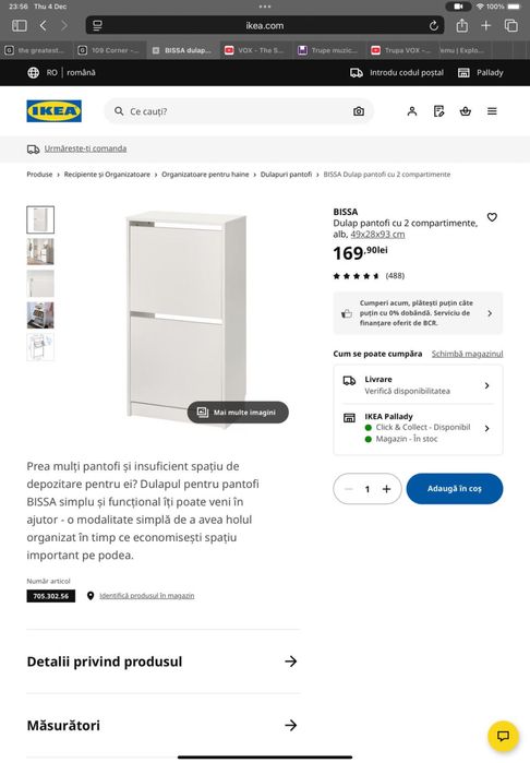 Urgent & negociabil, dulap de pantofi in stare buna