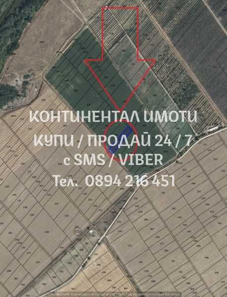 код 62854. Овощна градина 1400м2 поливна до път и река