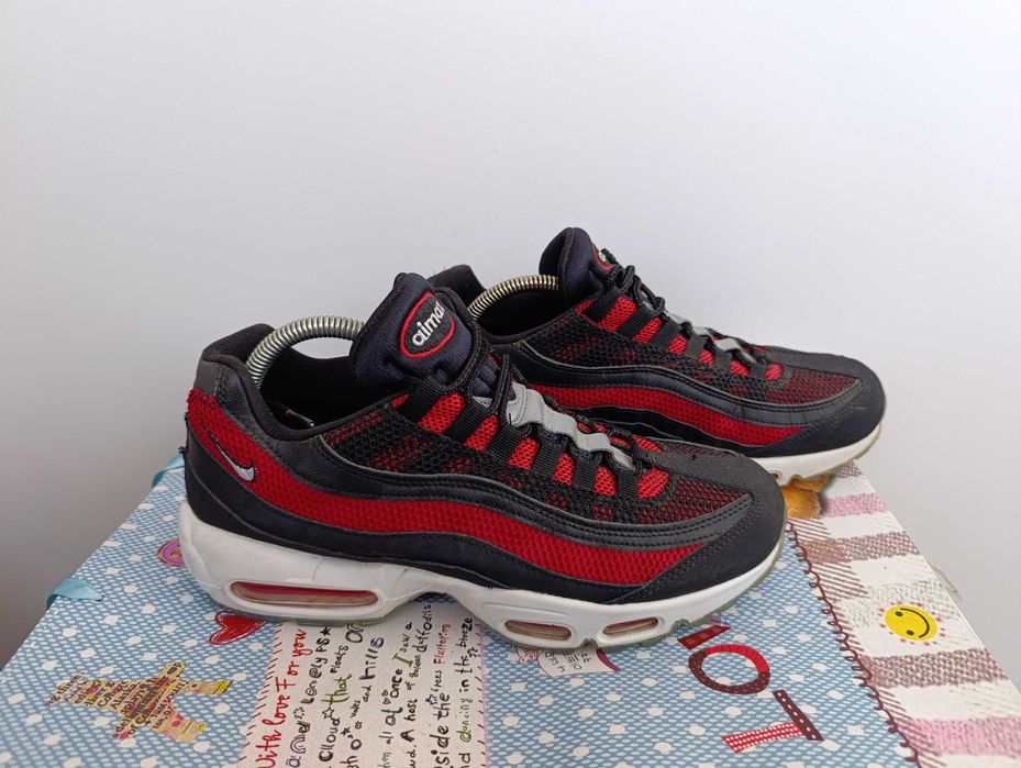 Nike Air Max 95 Essential Red Black Bred''оригинални мъжки 42.5 номер