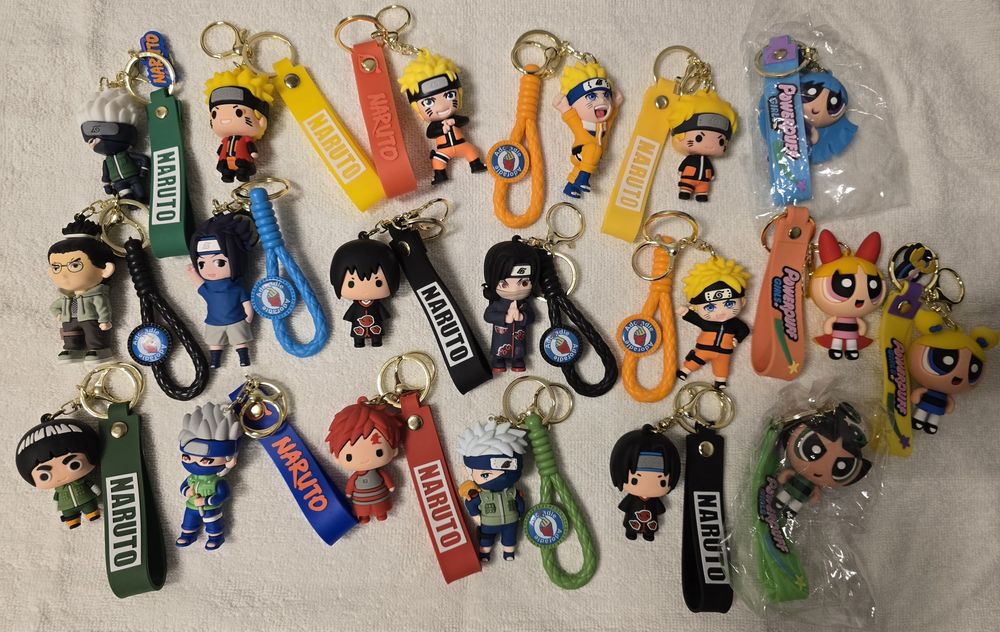Breloc cu naruto si fetitele Powerpuff