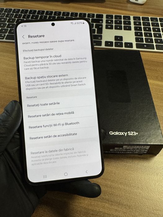 Samsung Galaxy S23 plus / 256 GB / 8 Gb RAM / Black / Nou |