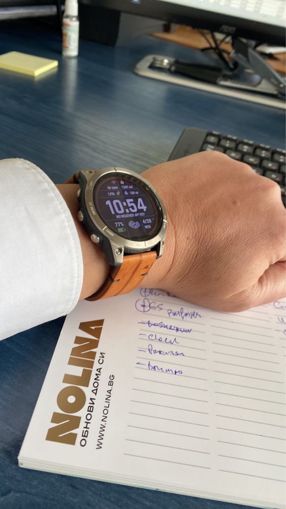 Garmin Fenix 7 Titanium Saphir Solar