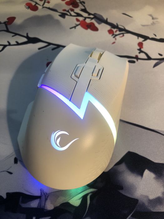 Mouse alb de gaiming wirless