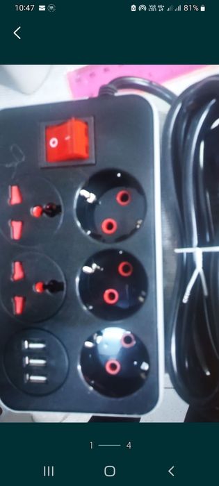 Prelungitor 3m-3 Usb, 3 prize Sucho și 2 Anglia fără fuste