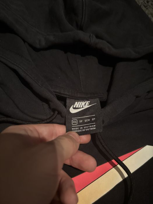 Дамски кроп суичър crop top Nike hoodie худи Найк