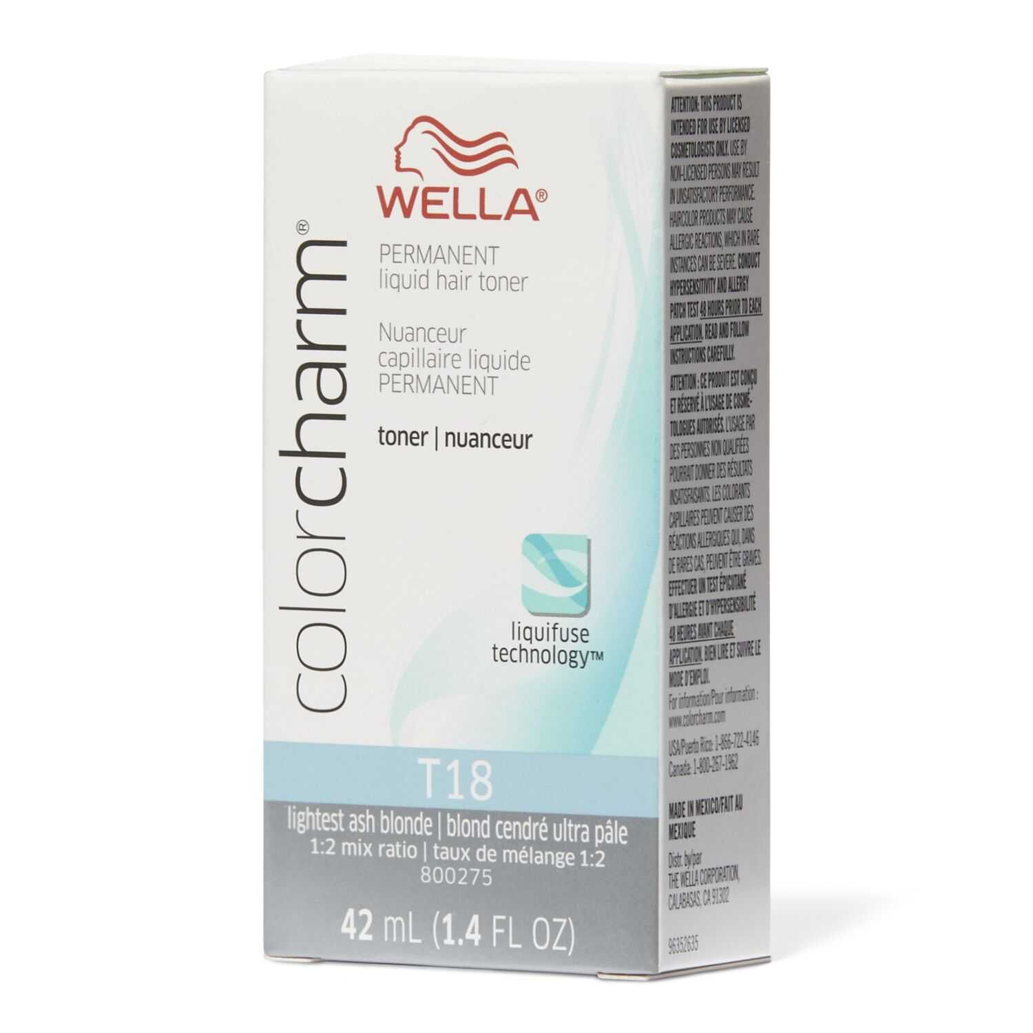 Wella T18 Blond Cenusiu Deschis - Toner, neutralizeaza culorile calde