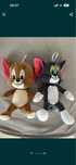 Set jucarii de plus Tom si Jerry, 30 cm, NOU