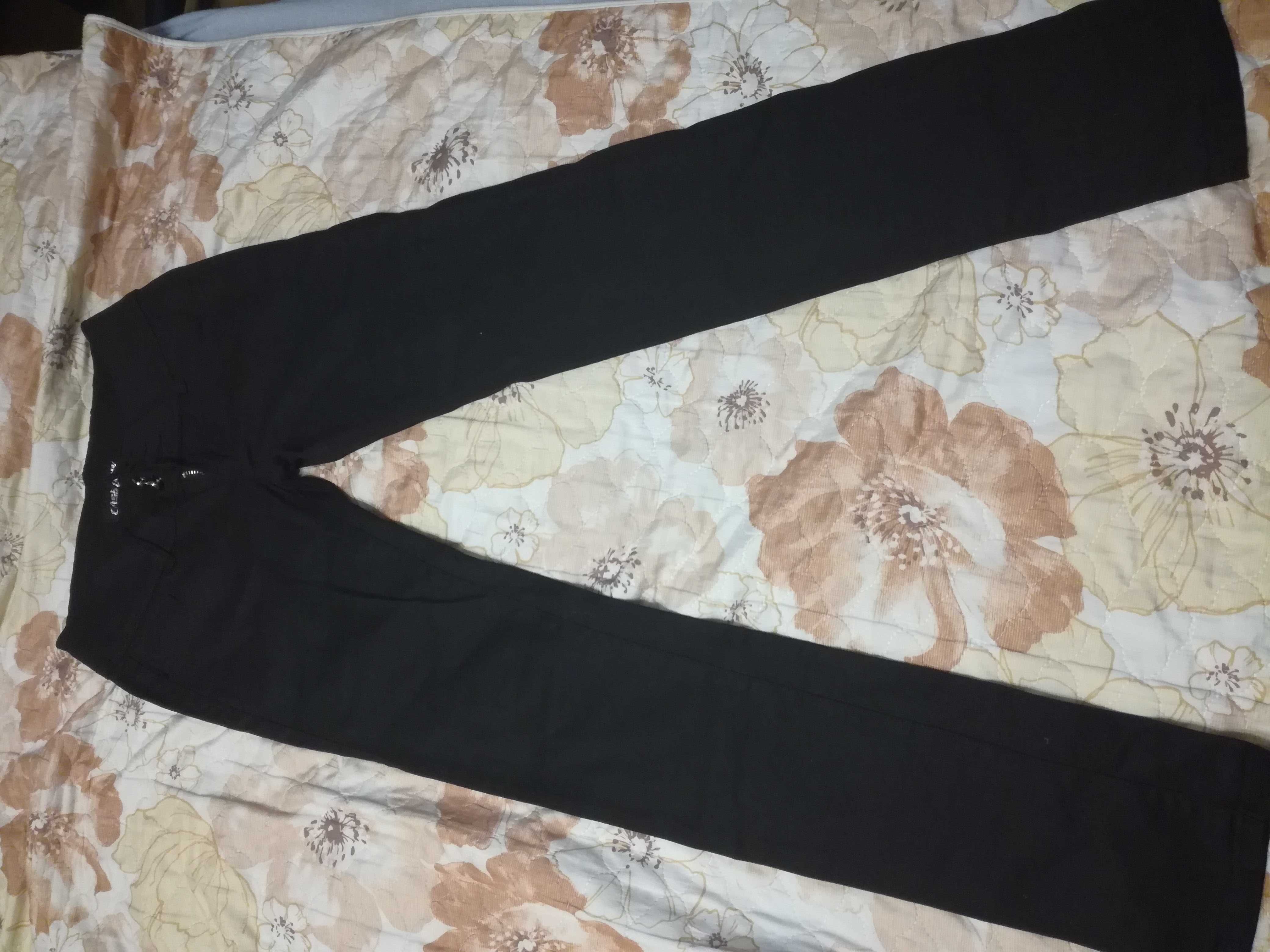 Дамски черен панталон, размер 26