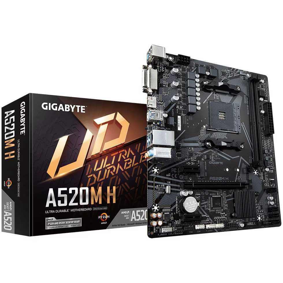 Placa de baza Gigabyte A520M H, Socket AM4
