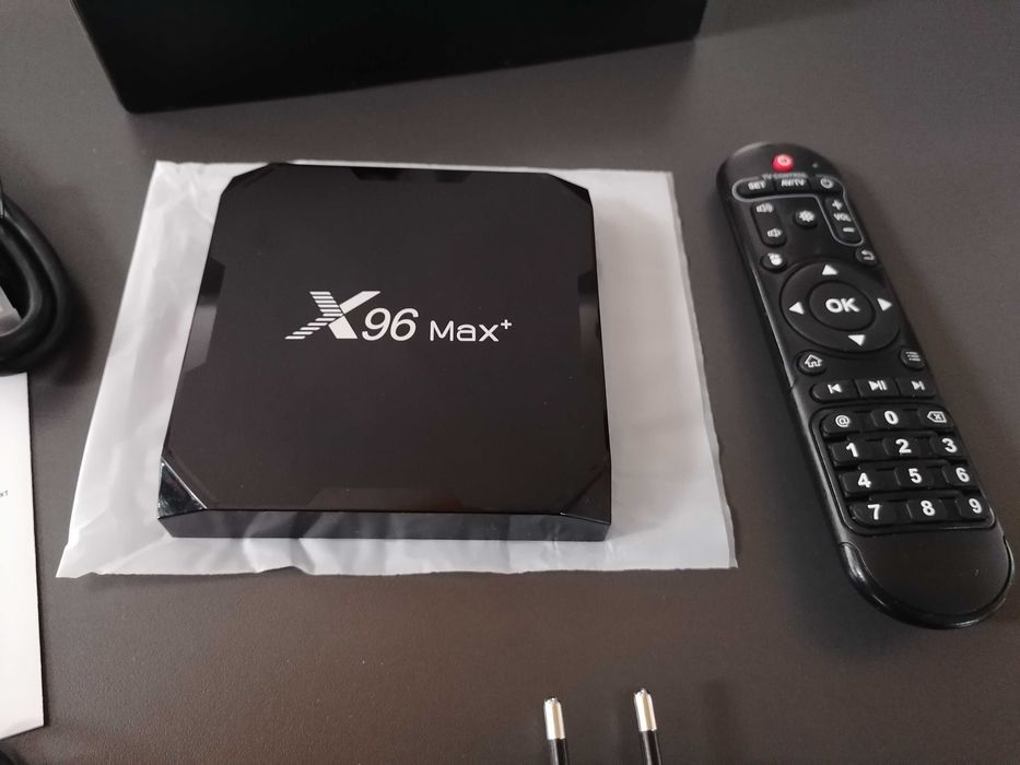 Андроид смарт TV box X96 Max+, 4Gb/64GB , Amlogic S905X3, X96 Max Plus