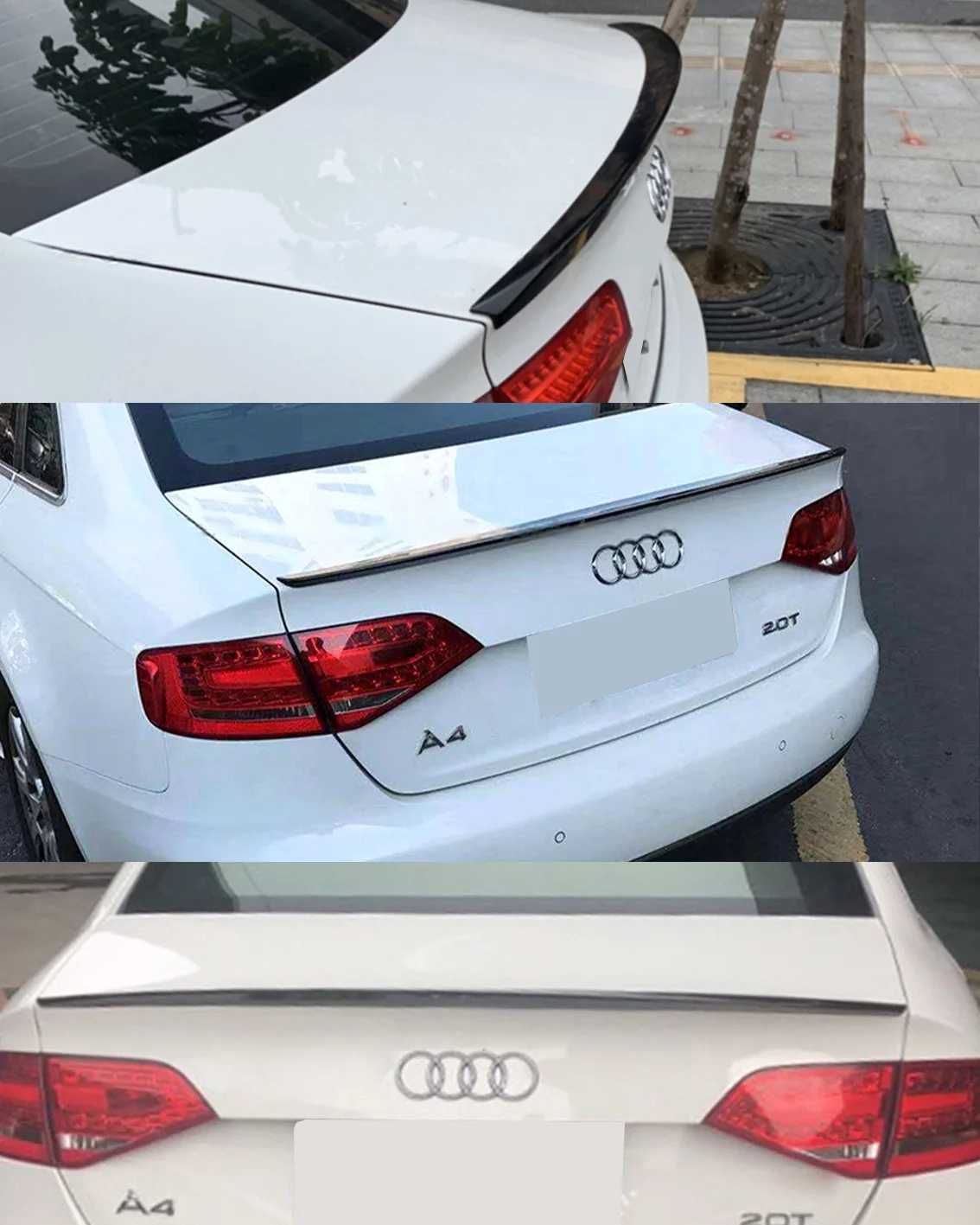 Eleron Portbagaj Lip Codita Audi A4 B8 [08-15], Model Sline S4, Negru