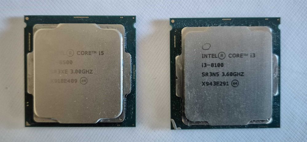 procesor i5 8500     si procesor  i3 8100