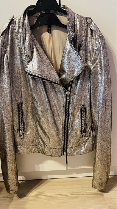 Geaca Mango argintie