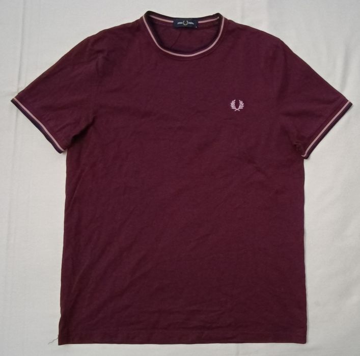 Fred Perry Shirt оригинална тениска M памучна фланелка