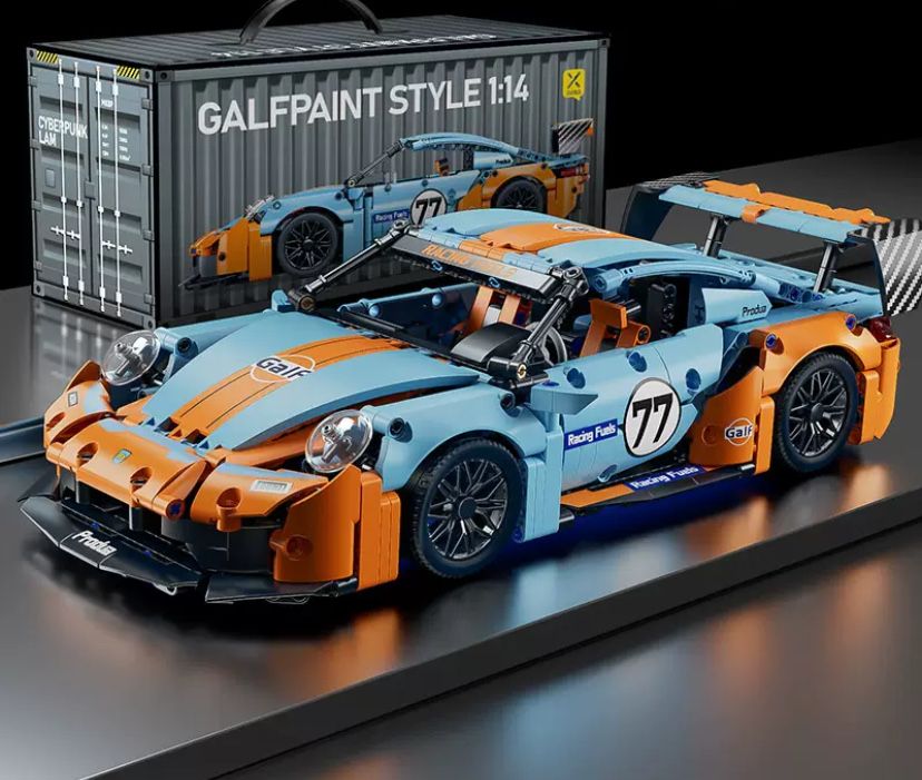 Конструктор машинка на пульте управления, как LEGO Technic