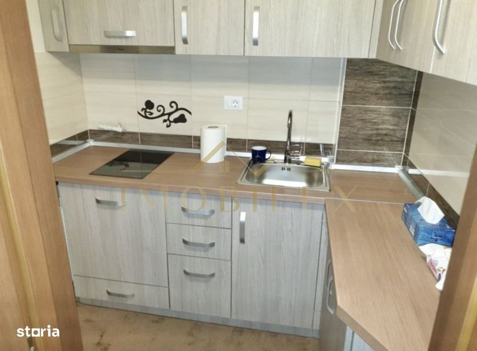 Garsoniera mobilata, utilata, balcon, zona Marasti