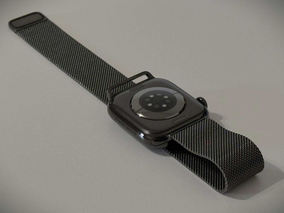 Бартер! Нов! Гаранция! Apple Watch 10 Titanium Cell 42mm Milanese Loop