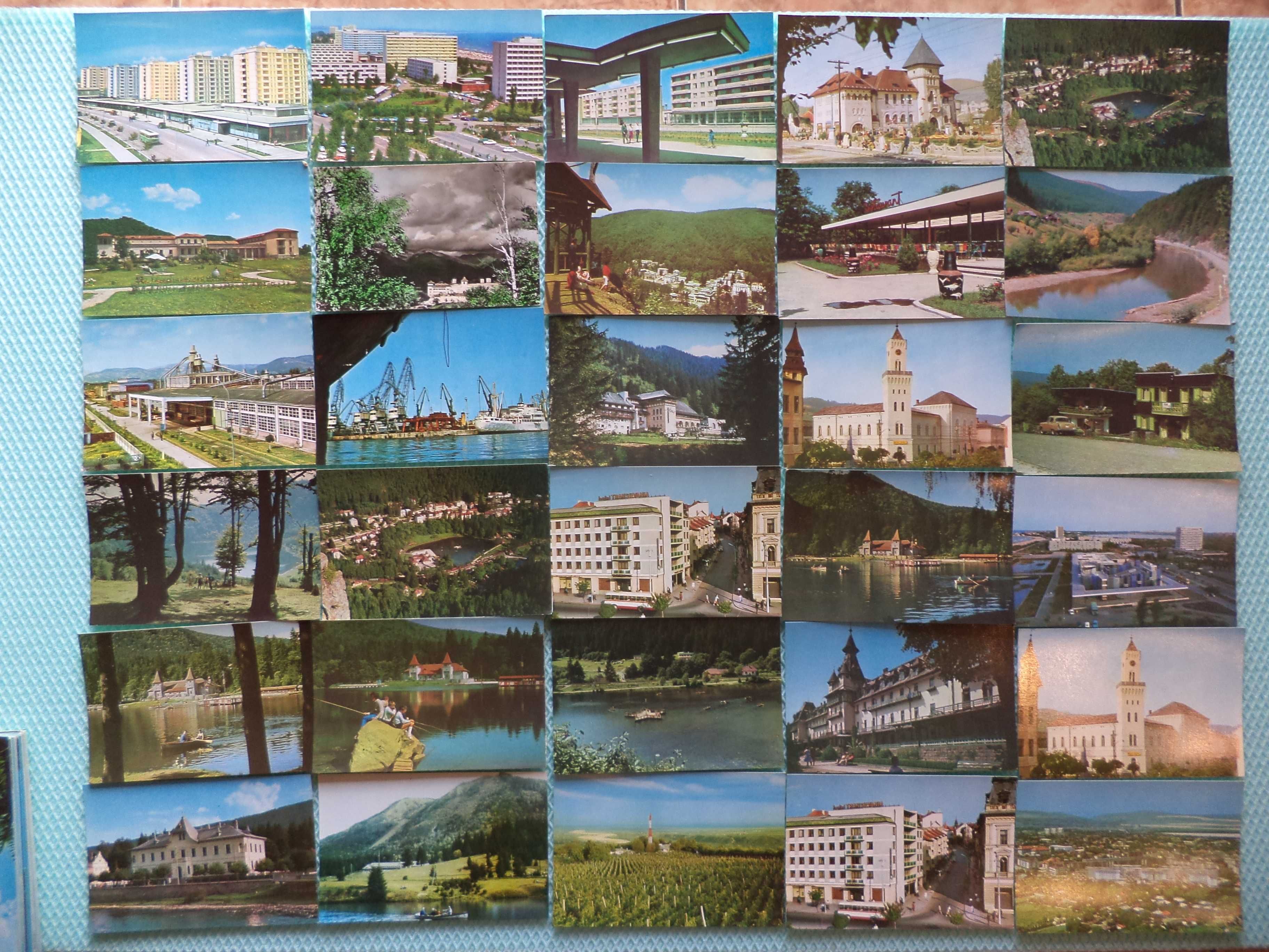 Lot 120  ilustrate vederi carti postale RO vechi ani 60 necirculate