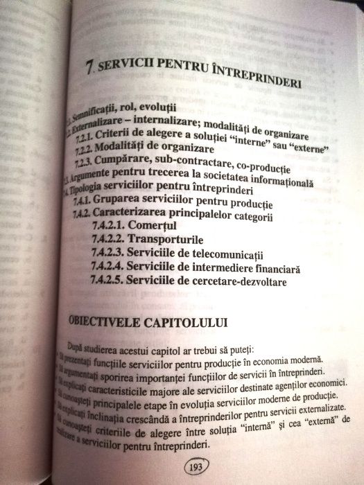 Economia serviciilor - curs studențesc