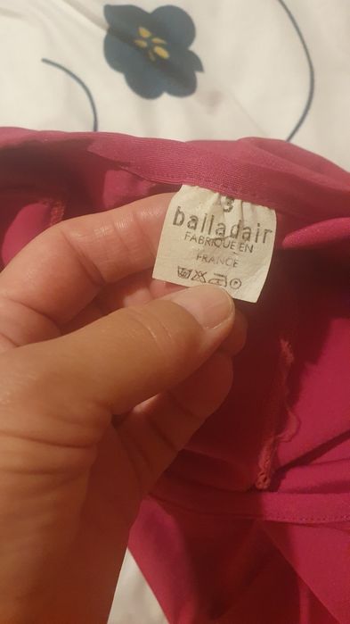Body frumos fete XS Balladair fucsia Made en France