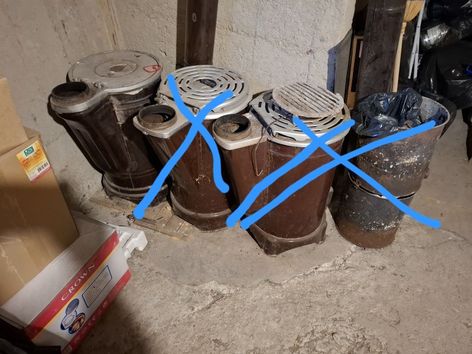 Печкa чудо на дърва и въглища пълен комплект